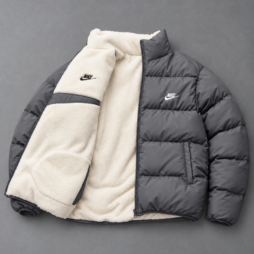 2-in-1 Winterjacke mit Teddyfleece